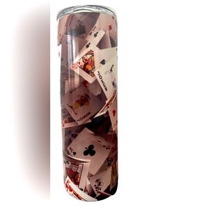 3D Playing cards Cup tumbler 20oz new